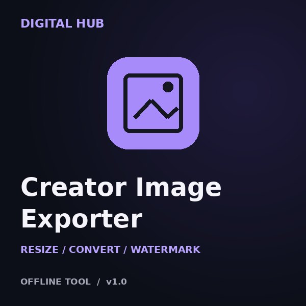 Creator Image Exporter cover